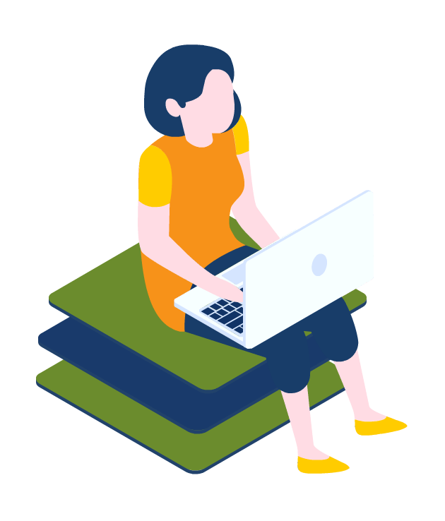 a young woman booking for an appointment with her registered massage therapist
